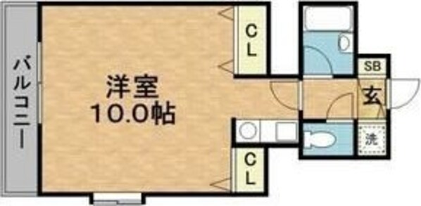 ライオンズマンション県庁前の物件間取画像